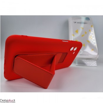 Wozinsky 4in1 švelnaus silikono dėklas - raudonas (telefonui Samsung A13 5G/A04S)